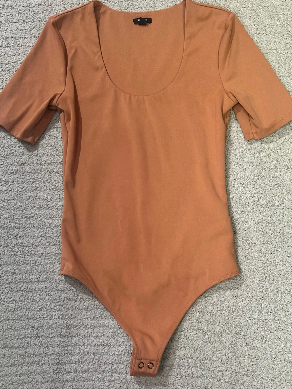 Express Body Contour Bodysuit‎ Womens Short Sleeve Size Xs Compression Style
